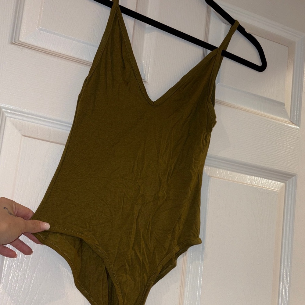 Olive Green bodysuit